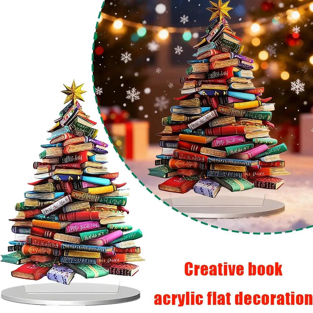 Christmas Theme Book Acrylic Ornaments