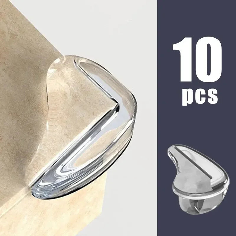 10pcs Clear Anti-Collision Coffee Table Corners, Furniture Corner Protectors, Soft