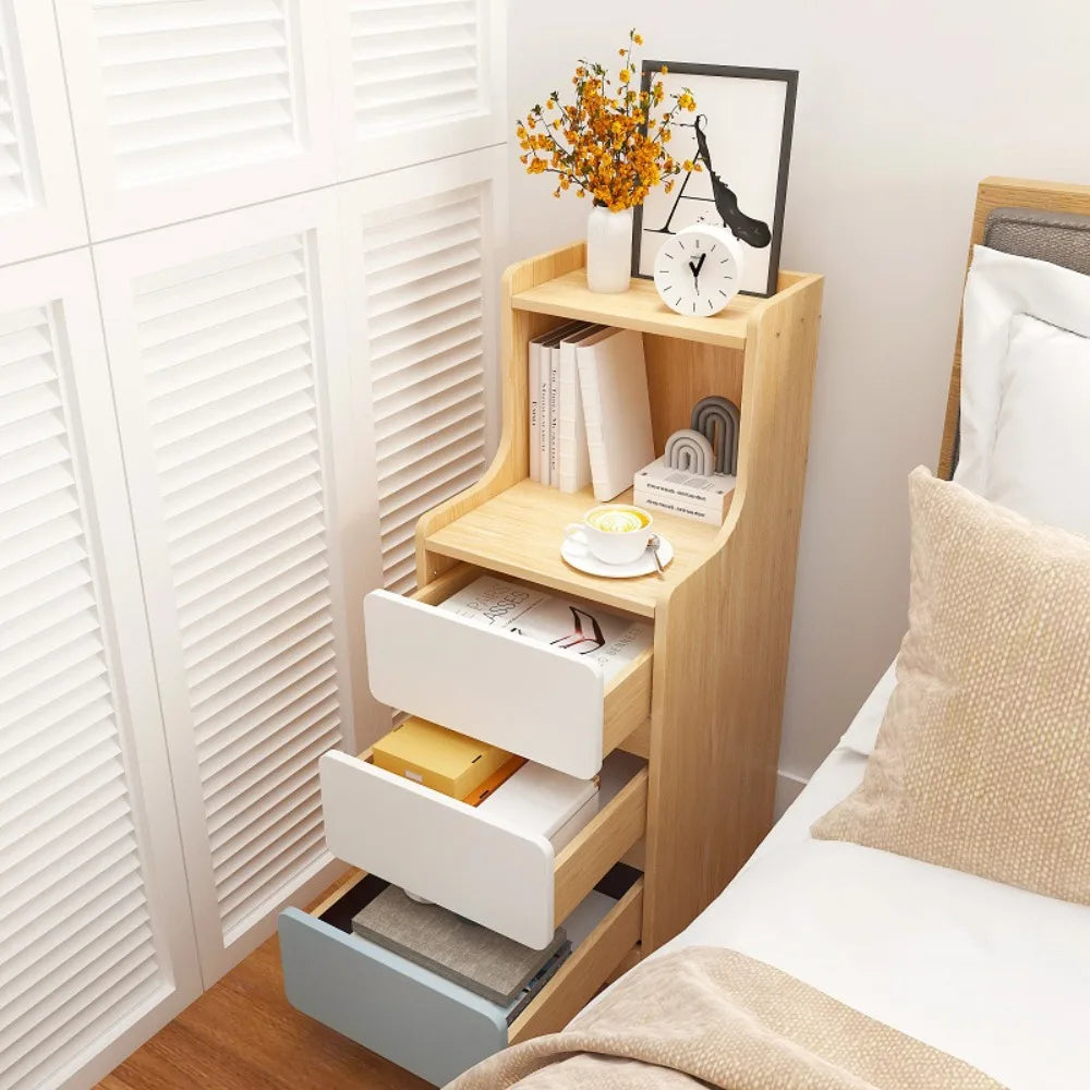Bedside Table Great Storge, Modern Simple Cabinet