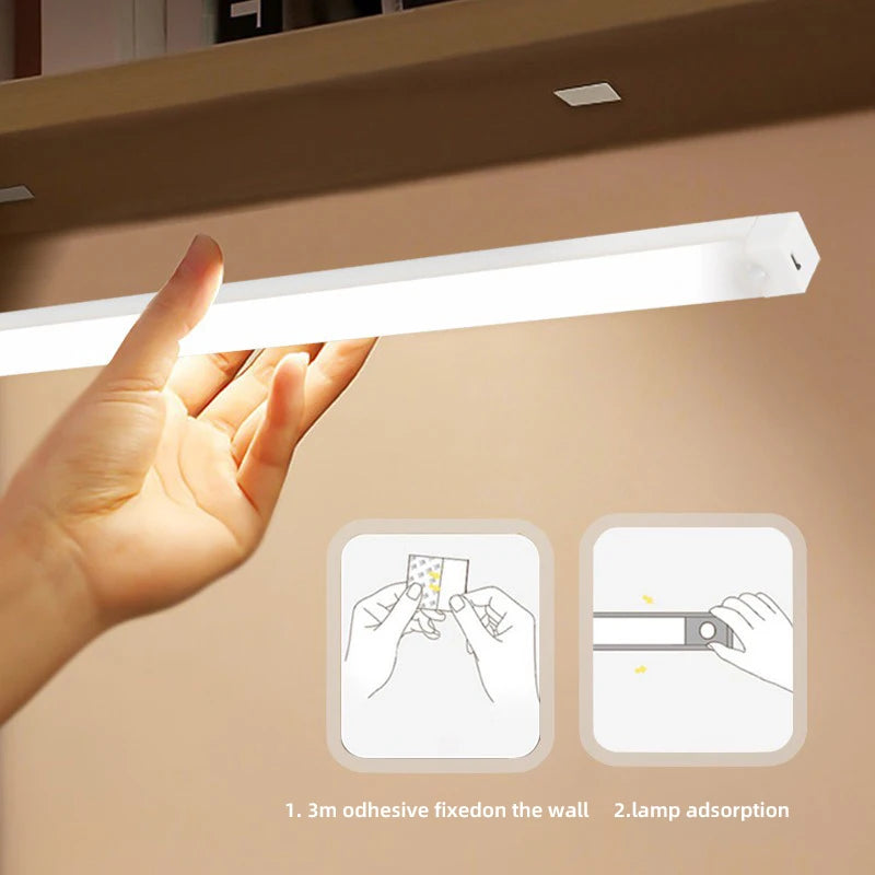 Wireless Rechargeable LED Night Lights, Motion Sensor, Lights Closet, Kitchen, Bedroom, Stairs