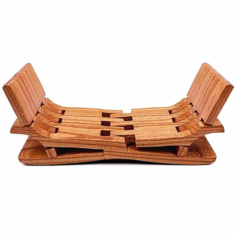 Luban-Solid Wood Folding Stool, Whole Wood, Board-Free, Multi-Functional, Small