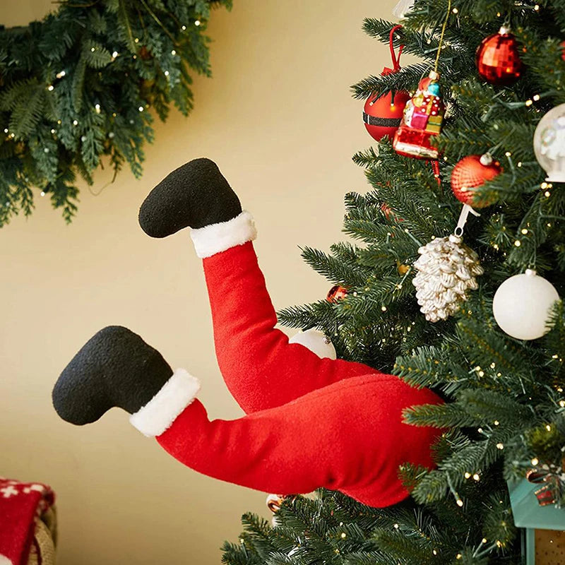 Christmas Tree Decoration, Santa Claus Legs