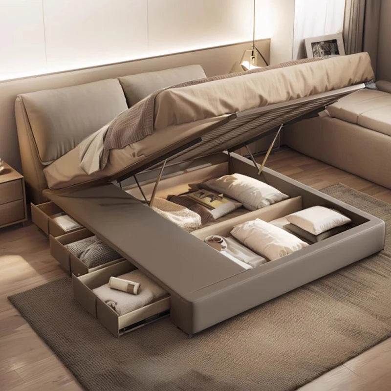 Wooden Double Bed, Comfortable Sleeping, and a Companion Cabinet can also be purchased