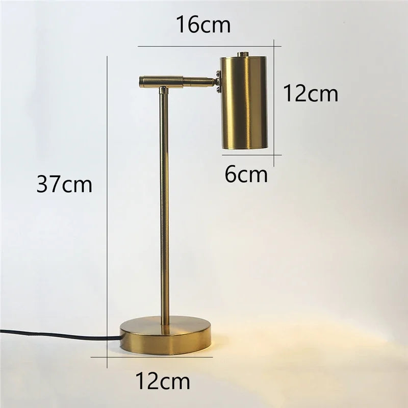 Modern Creative Golden Table Lamps Eye Protection Study Reading Desk Lamp Nordic Living Room Bedroom Bedside Decor Table Light
Modern Golden Table Lamp, Desk, Bedside, Table