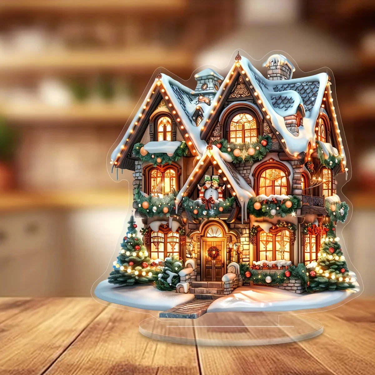 Bohemian Style Christmas House, Christmas Decoration