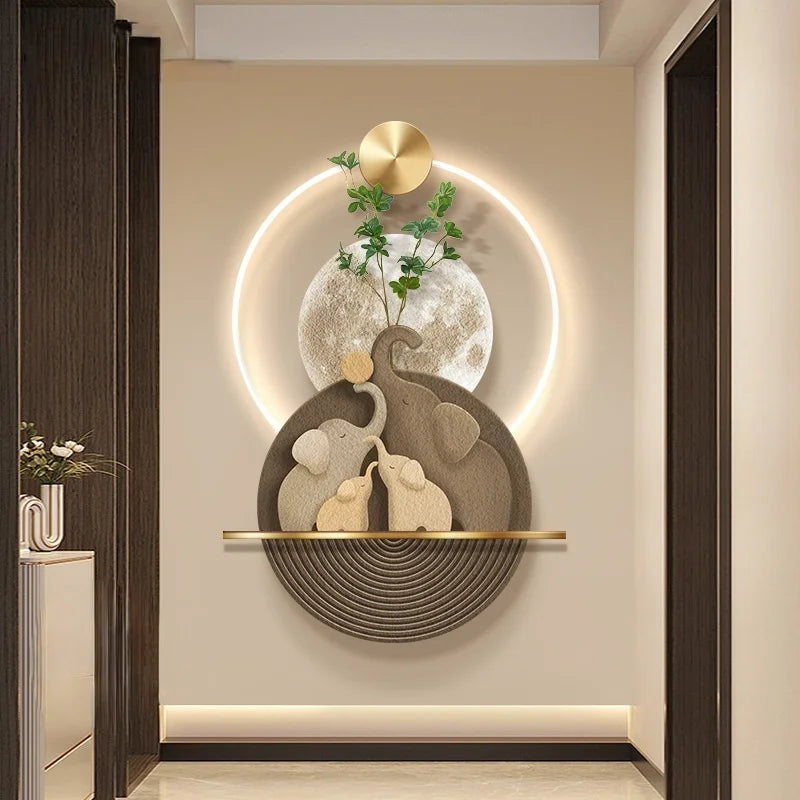 Luminous Elephant High End Painting Decorative