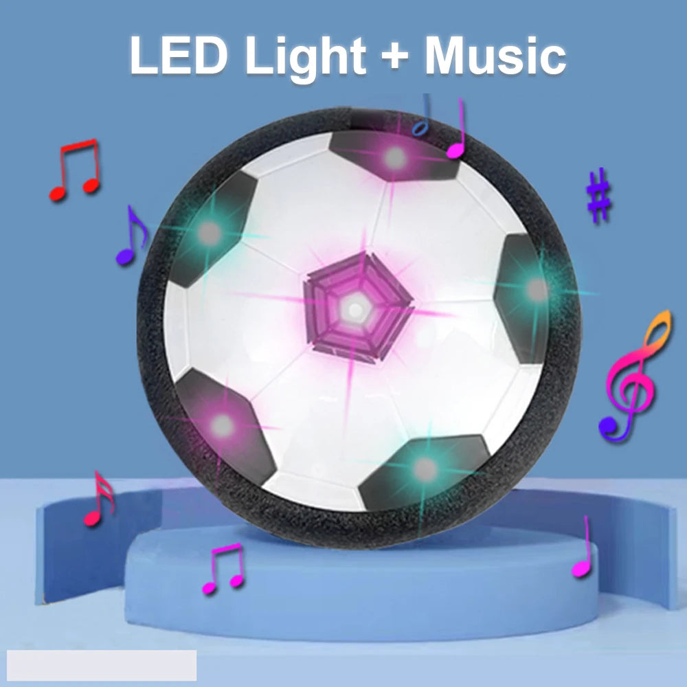 Hover Soccer Ball Floats with LED lights Music, Outdoor Game For Kids