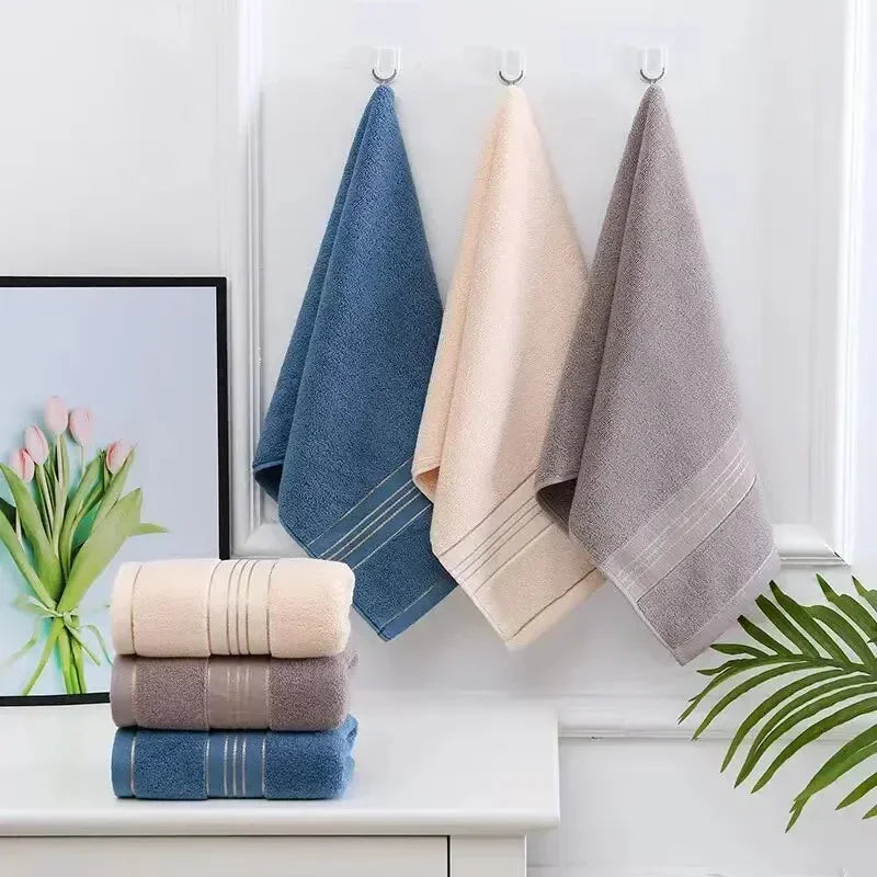 Towels 2 Cotton Thick and Absorbent Quick Dry Face Towels