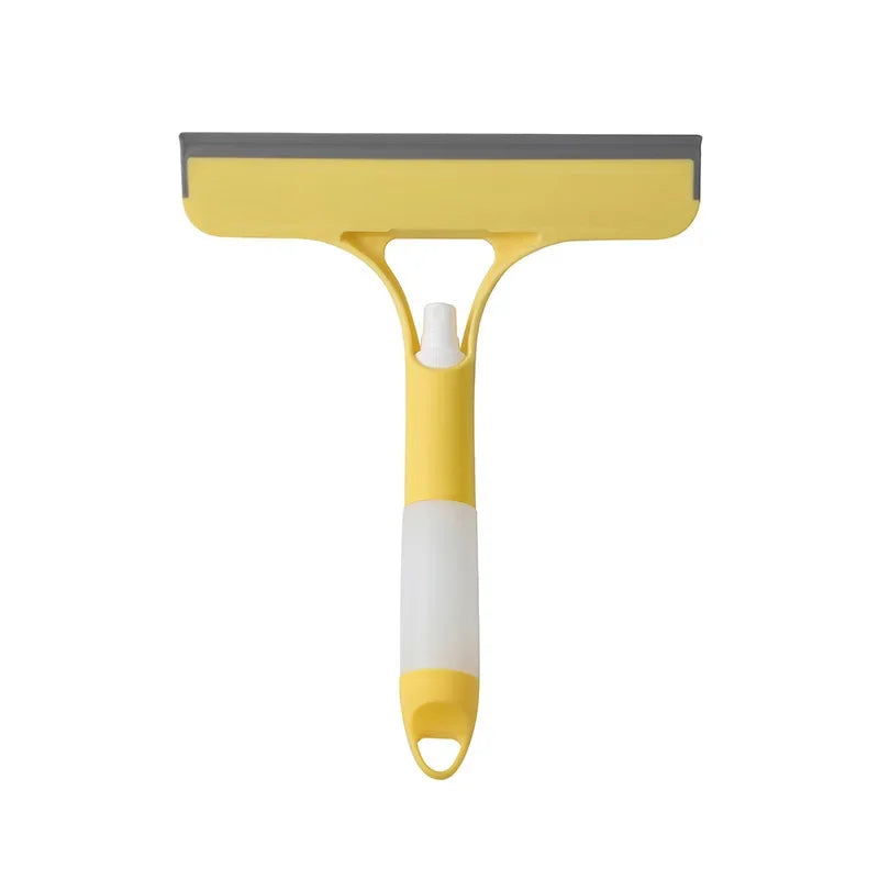 3 in 1 Window Cleaning Squeegee, Spray, Loosen Dirt with Sponge, Squeegee Away