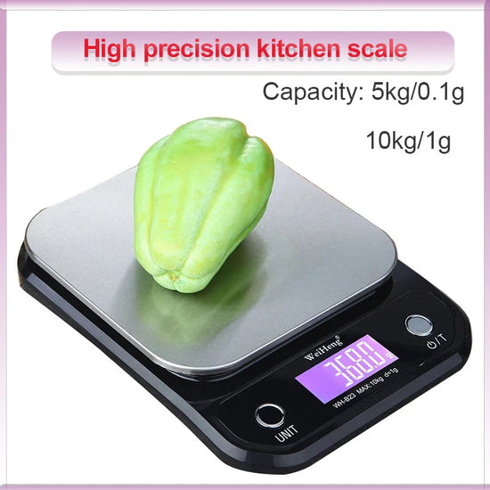 Kitchen Digital Scale with LCD Display Unit g/oz/ lb Household Portable Table Scale For Food Baking Weighing