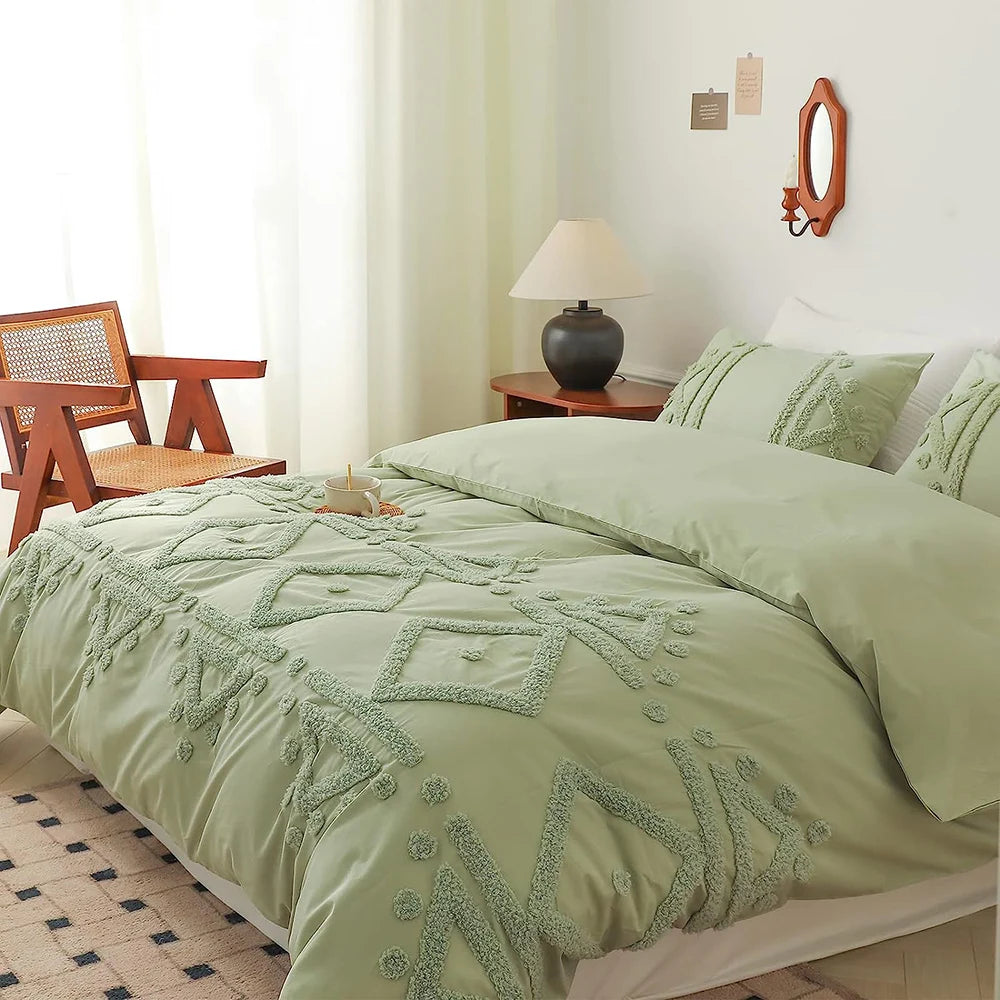 Simple & Opulent Bedding Set 3PCS 100% cotton