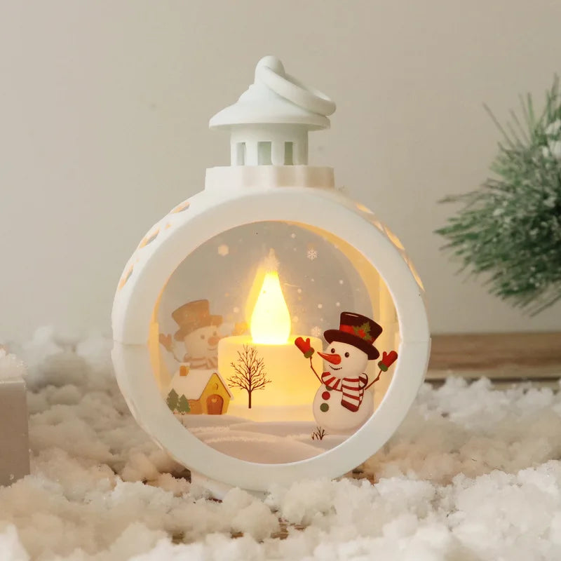 Christmas Decorations Retro Night Lights, Window Ornaments