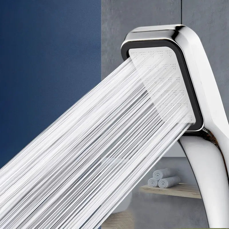 300 Holes Pressurized Showerhead Hand Held Shower Head, Water Saving Rainfall Spray