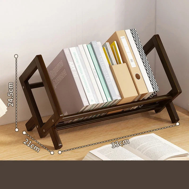 Desktop Bookshelf For Living Room, Desktop, Books, Magazines, Economical Storage Shelves