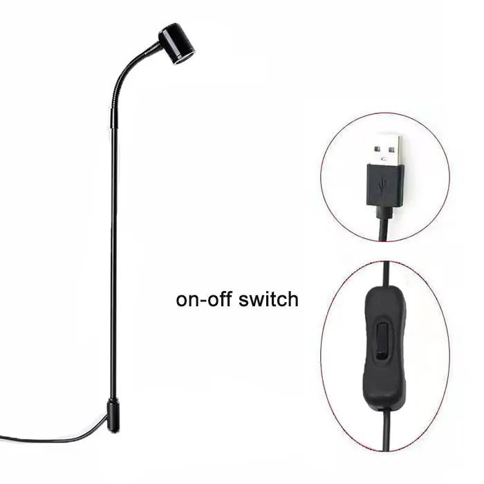 USB Grow Light, Indoor Plant LED Lamp, Stand, Height Adjustable