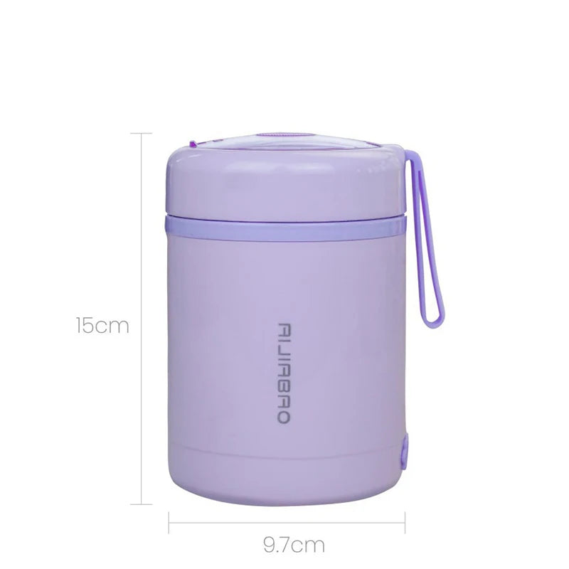 600ML Portable USB Electric Heating Lunch Box Stainless Steel Food Warmer 5V 12V 24V Food Heater