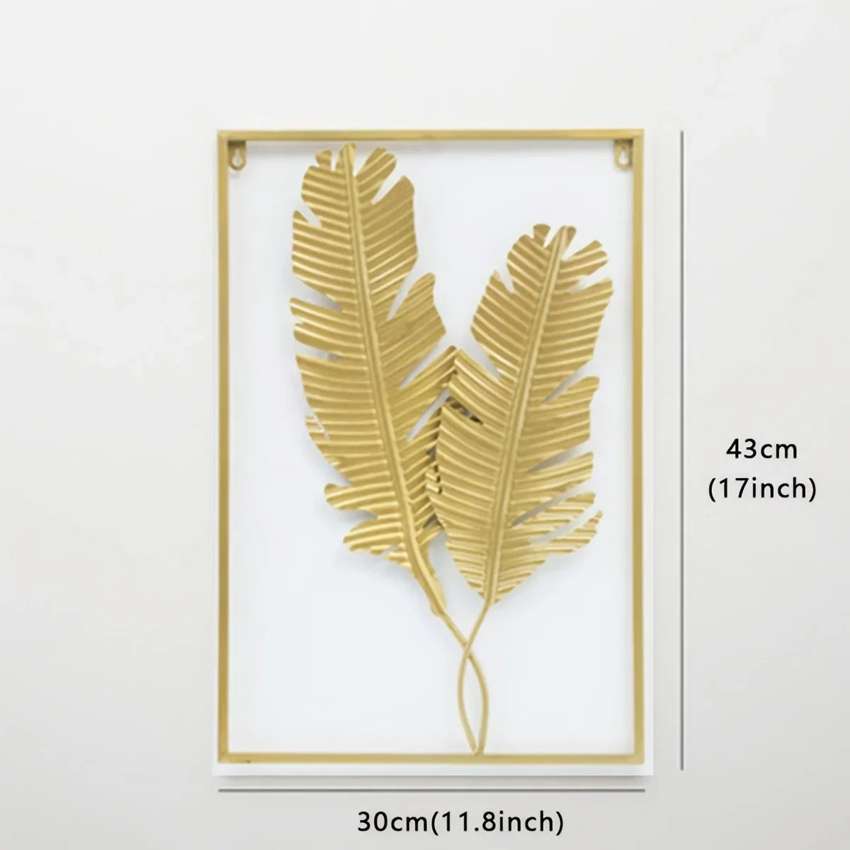 Jungle Leaves Metal Wall Art Creative