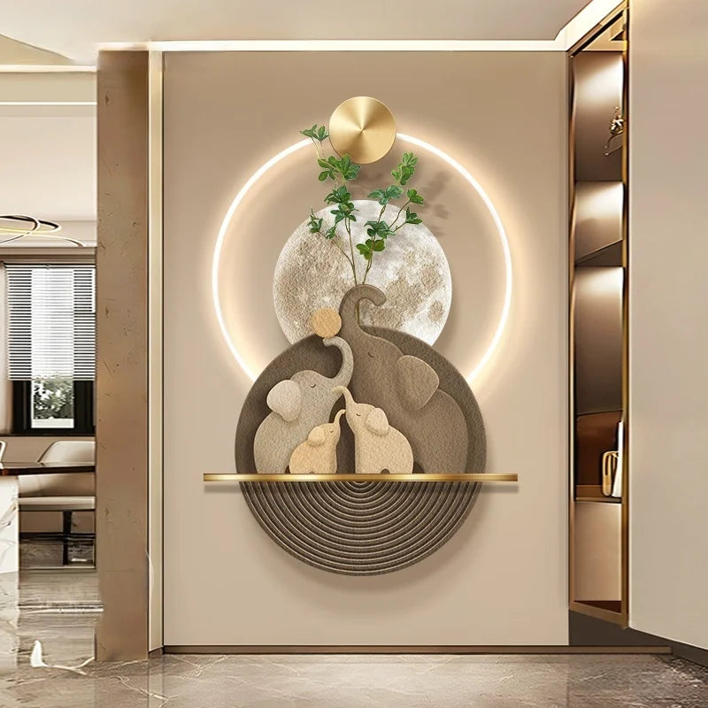 Luminous Elephant High End Painting Decorative