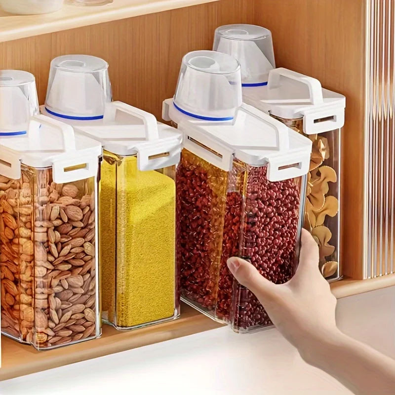 !PC Sealed Storage Container 2.5L Portable storage Box with Lid, to Store Grains