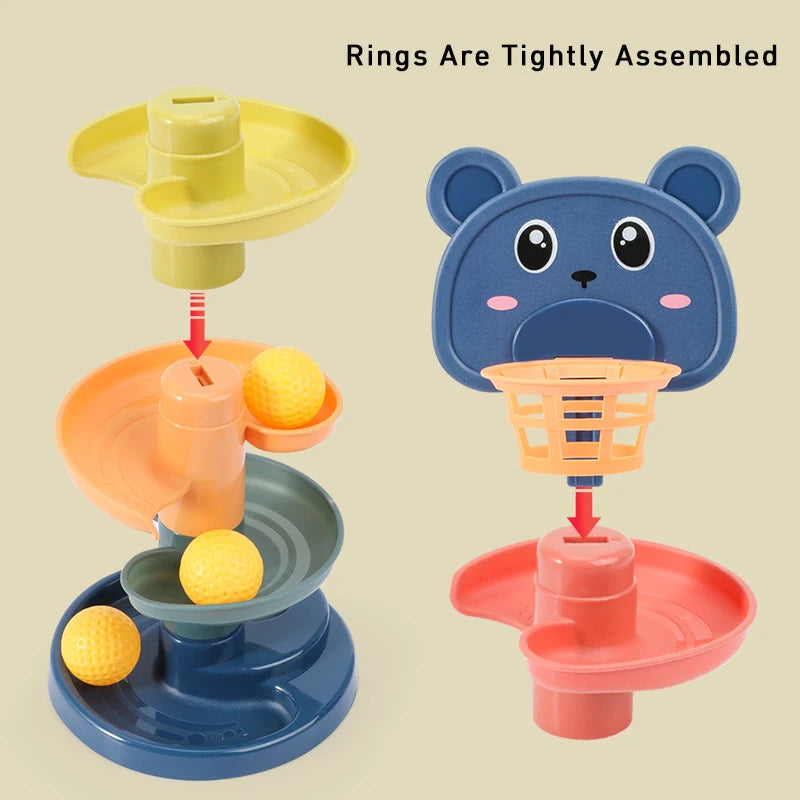 Montessori Toys, Baby 0-36 months, Track Rolling Ball, Push Sliding Ball, Early Educations Store