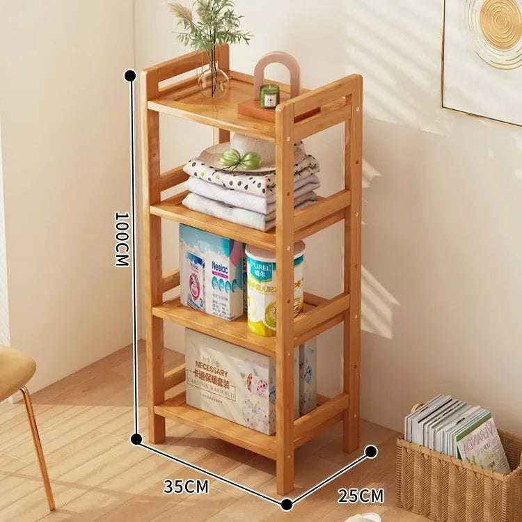Kitchen Shelf, Floor Standing Multi-Shelves, Use to Store Kitchen Equipment, Food items