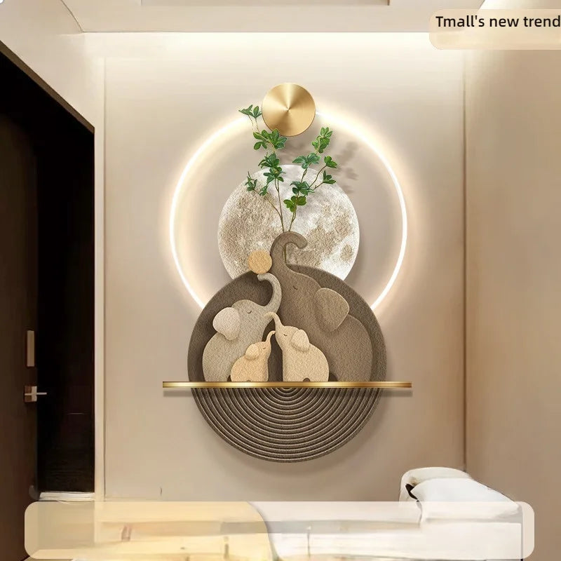 Luminous Elephant High End Painting Decorative