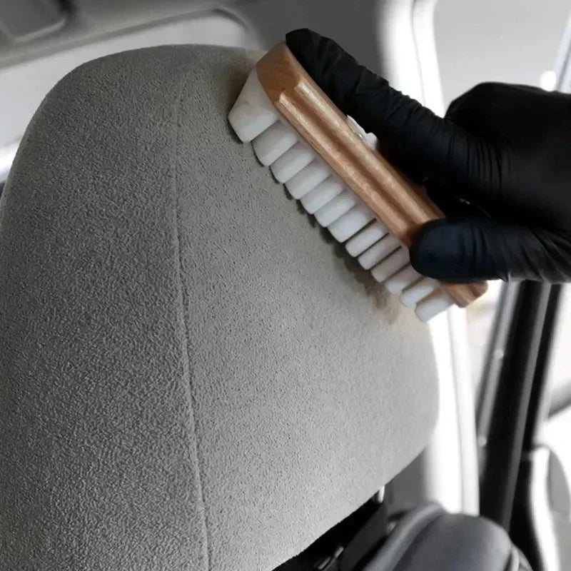 Car Interior Cleaning Brush for Leather, Buckskin, Suede, and Fabric Detail Brush
