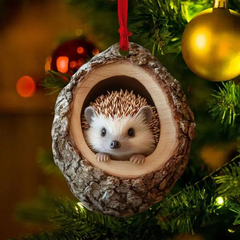 Christmas Decorations Acrylic Animal Hanging Ornaments