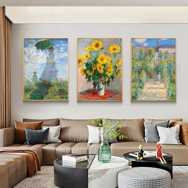 Claude Monet Classic Art Collection Paintings Invite Him Into Your Home