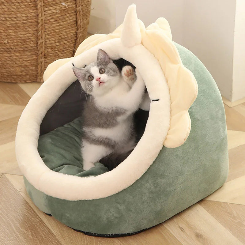 Deep Sleep Cat Bed Foldable Removable Washable Pet Sleeping Bed for Small Dogs and Cats