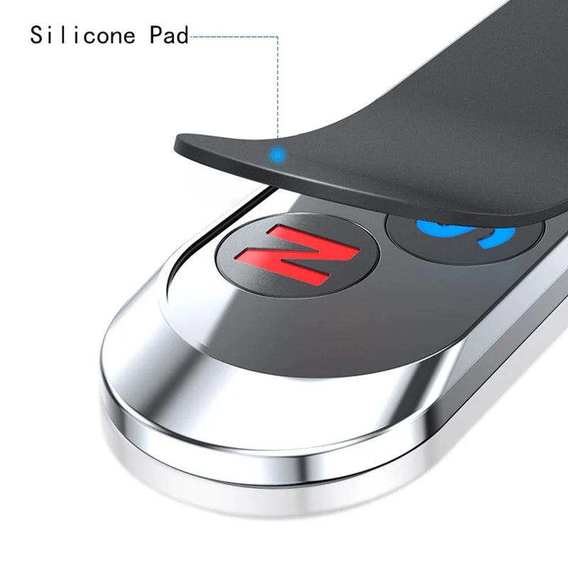 Mini Strip Magnetic Car Phone Holder Mark Less Glue
