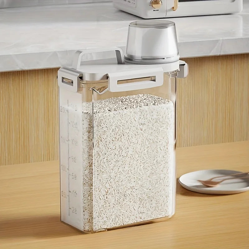 !PC Sealed Storage Container 2.5L Portable storage Box with Lid, to Store Grains