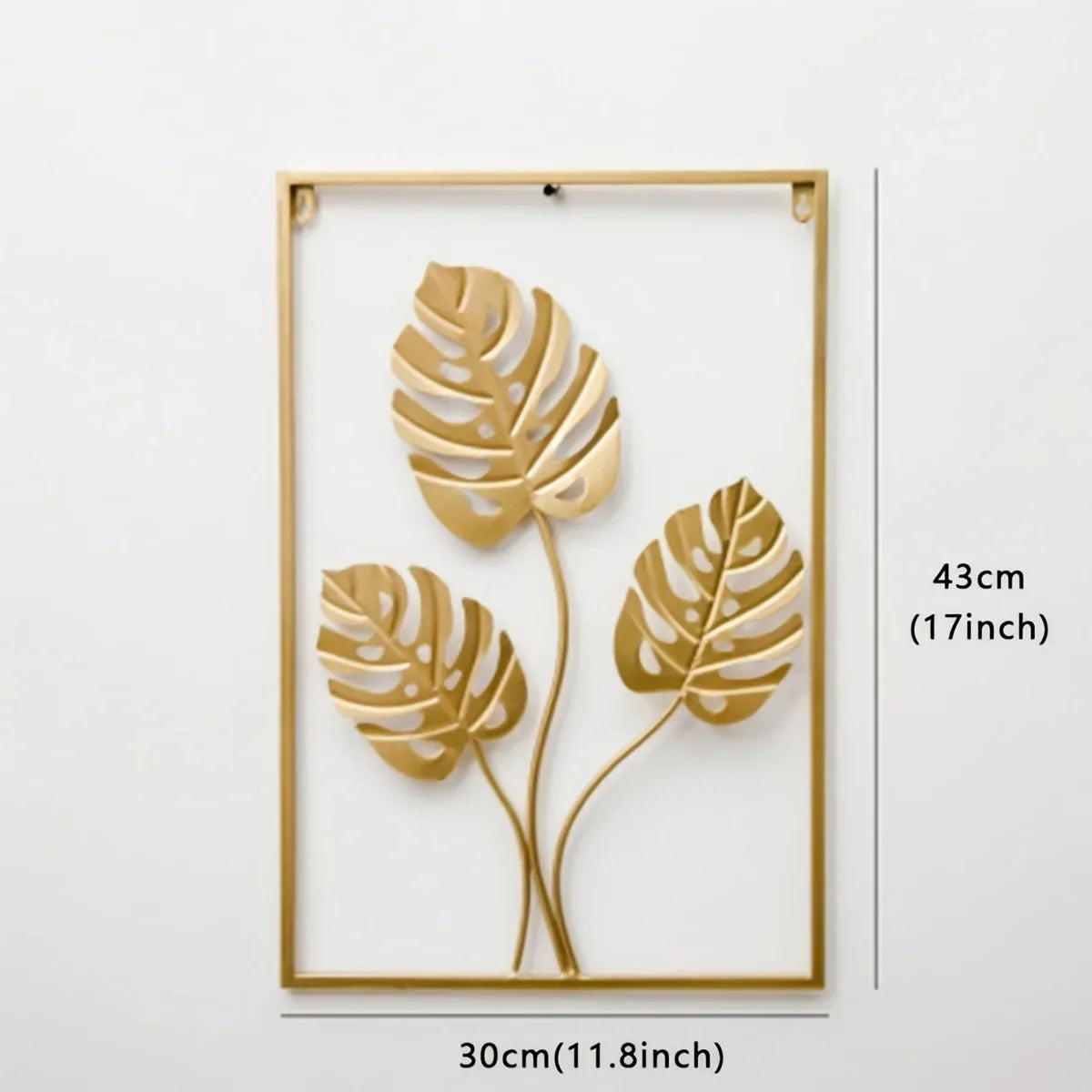 Jungle Leaves Metal Wall Art Creative