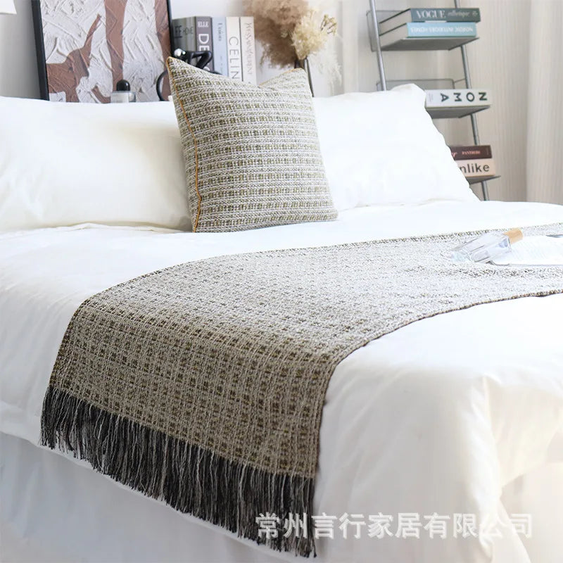 Quality Throw Blankets Textured Big Knitted Blankets Chunky Vintage Luxury Throw or Bedspread