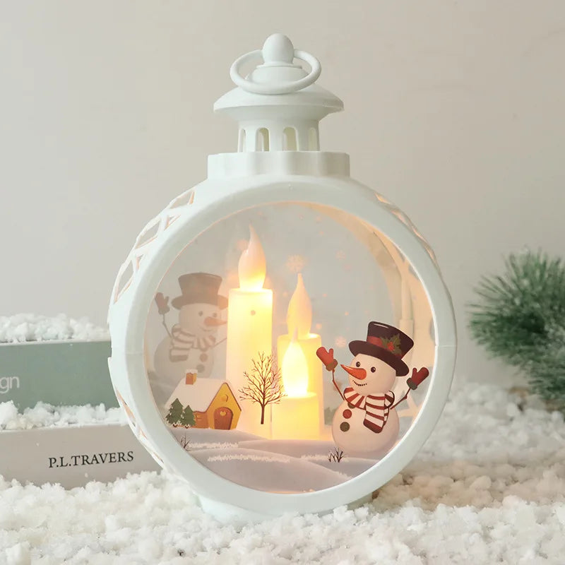 Christmas Decorations Retro Night Lights, Window Ornaments