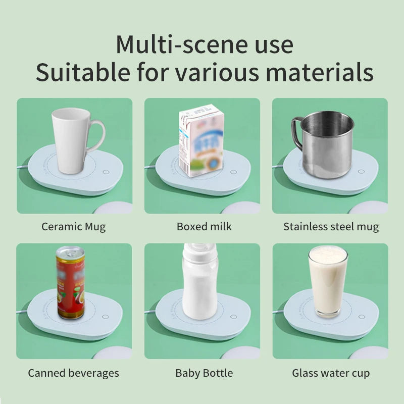 1 PCS Electric Heated Coffee Mug Heating Coaster for Home Office Milk Tea Water Heating Mat Smart Thermostatic Warmer Pad
























































































1 PCS Electric