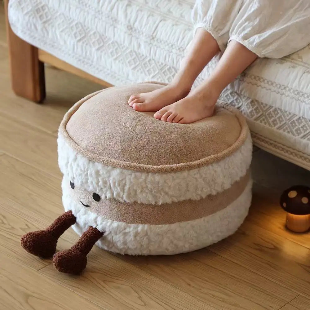 Cute bread, Living room,  Washable Footstool, Shoe Changing Stool