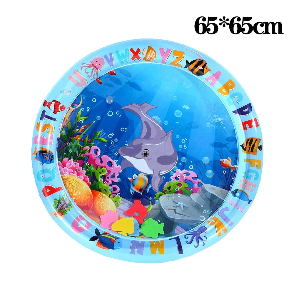 Pet Water Sensory Interactive Self Play Toy for Cats and Small Dogs Thickened Cooling Pad