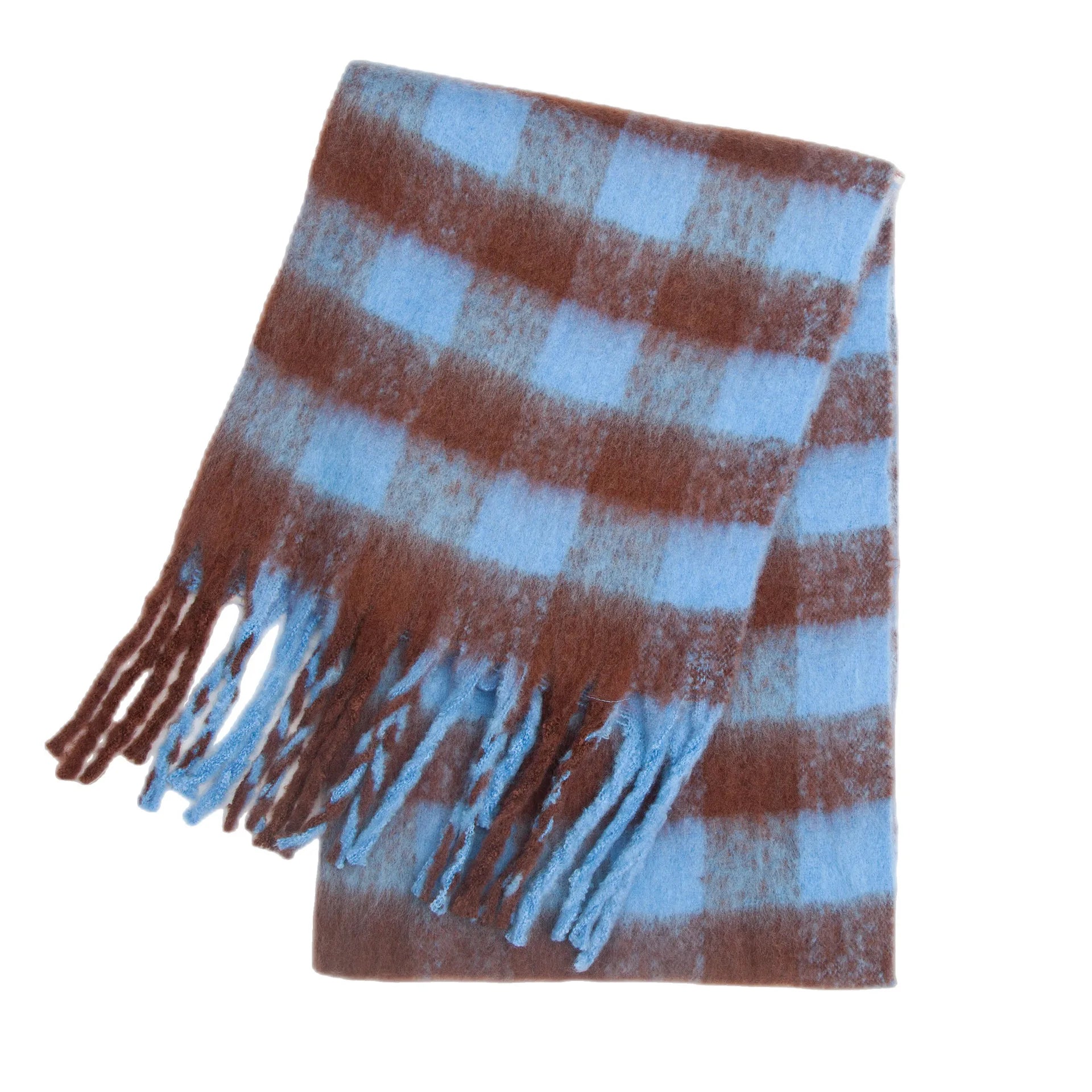 2025 Winter Thick Warm Scarf , Plaids different colors