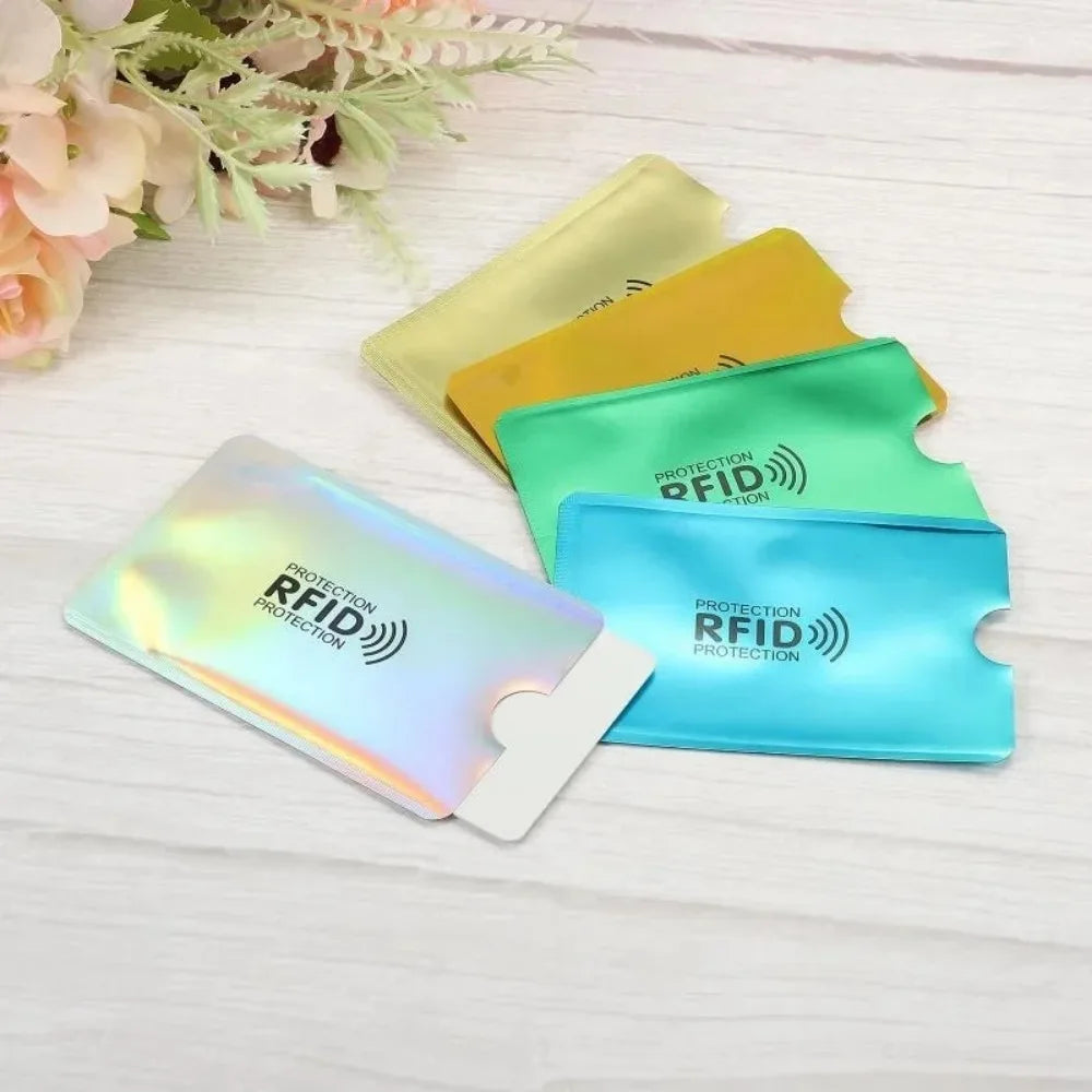 10Psc RFID Blocking Sleeves, Identity Theft Protection Secure Sleeve for Cards