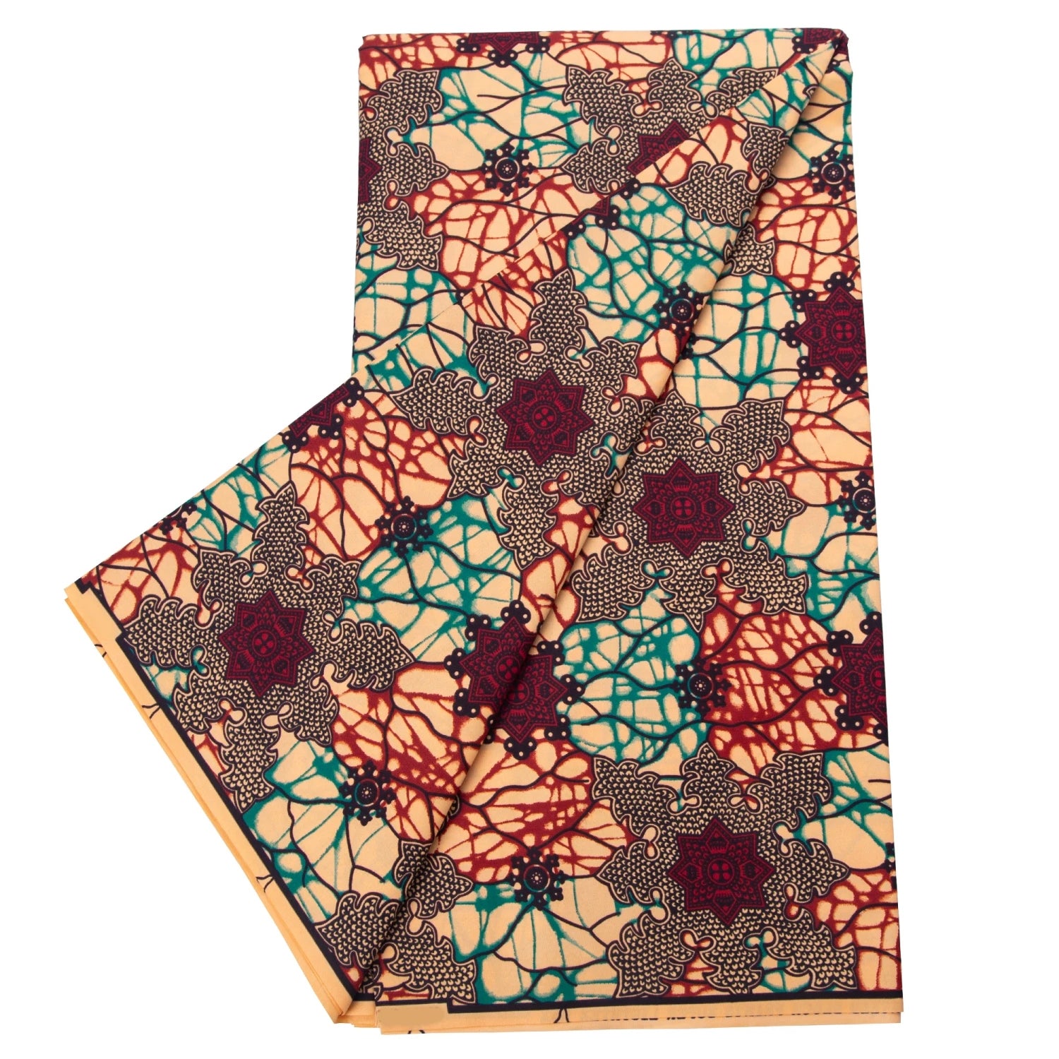 Ankara African Double Print Batik, Real Wax Fabric, Sewing Wedding Dress, Quilting, Polyester