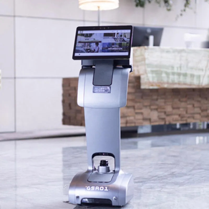 Smart Multiple Modes Temi AI Service Robot with ChatGpt Face Recognition Voice Interaction Reception Robot