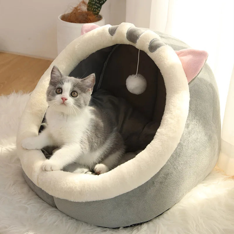 Deep Sleep Cat Bed Foldable Removable Washable Pet Sleeping Bed for Small Dogs and Cats