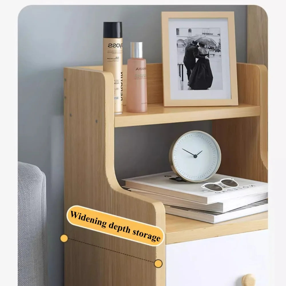 Bedside Table Great Storge, Modern Simple Cabinet