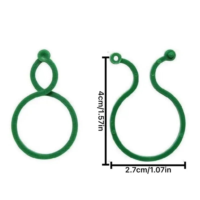 50/100Pc Garden Plant Clips Holds Plants Upright, Vine Support