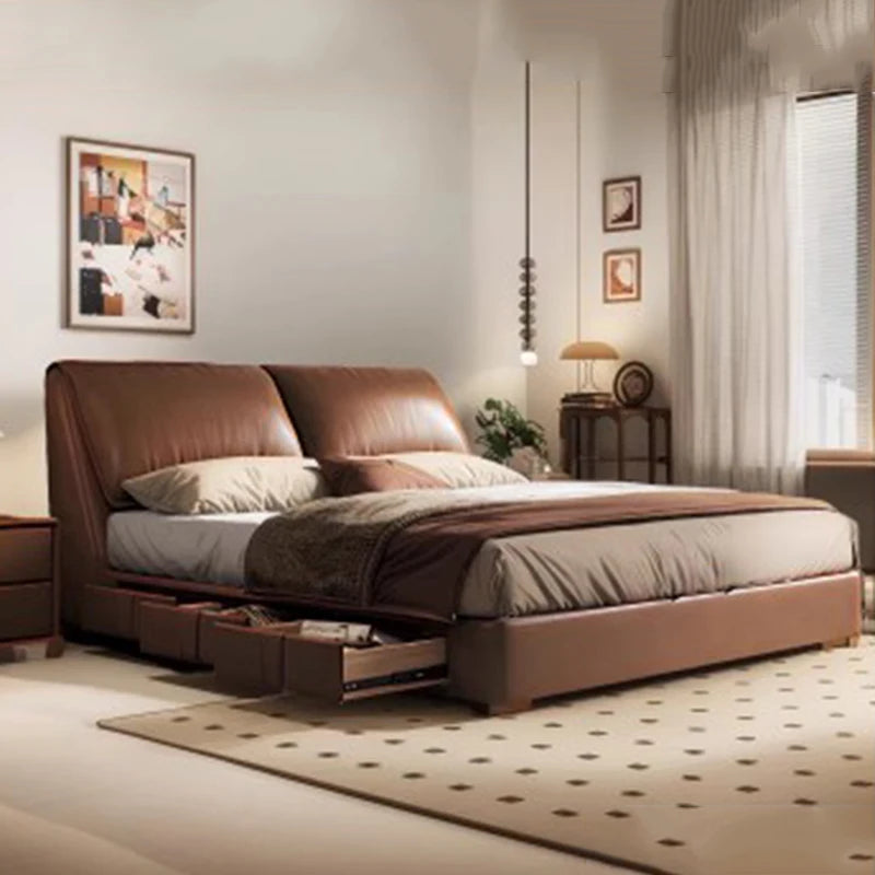 Wooden Double Bed, Comfortable Sleeping, and a Companion Cabinet can also be purchased