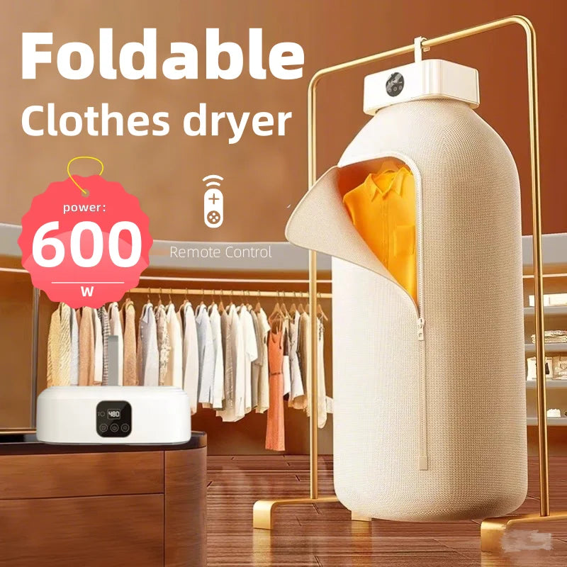 Mini Portable Dryer Foldable Electric For Apartment Travel