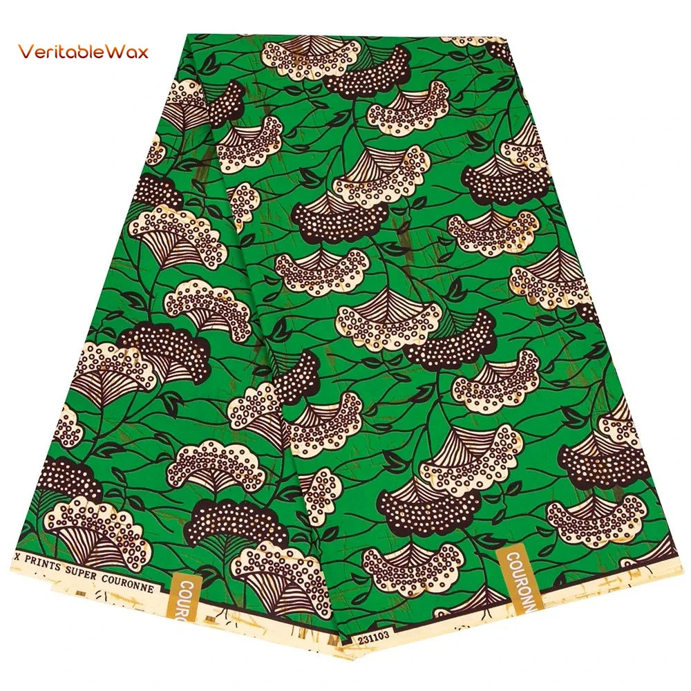 Ankara African Double Print Batik, Real Wax Fabric, Sewing Wedding Dress, Quilting, Polyester
