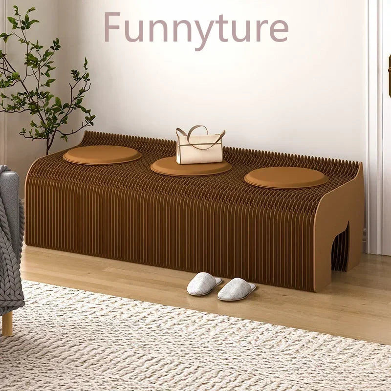 Foldable Screen Partition For Living Room, Folding Bench, Bedside Stool, Low Stool, Bench