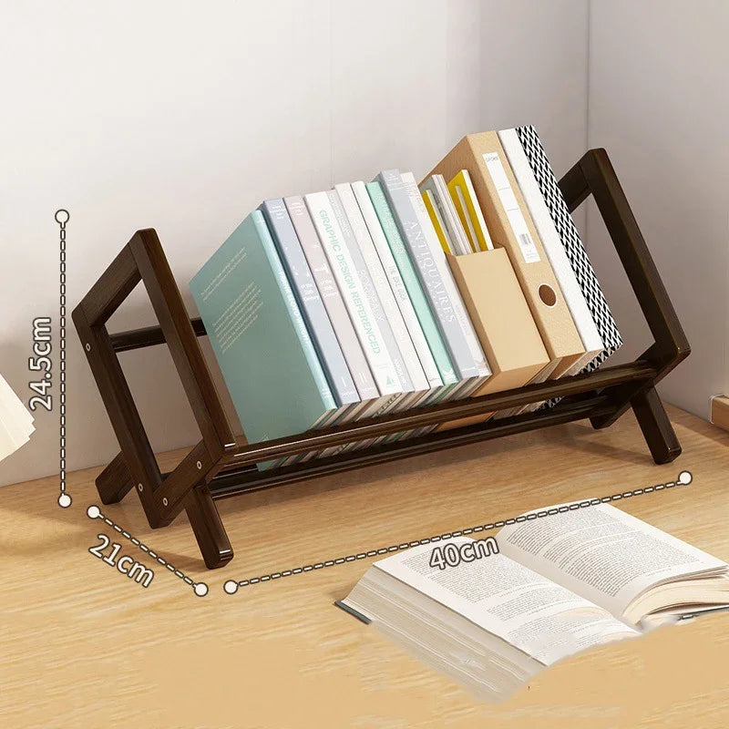 Desktop Bookshelf For Living Room, Desktop, Books, Magazines, Economical Storage Shelves
